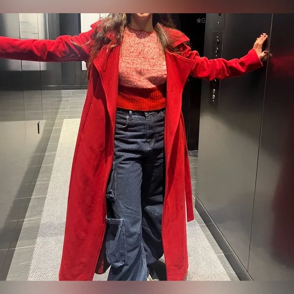 Handmade Red Coat - Picture 4 of 4